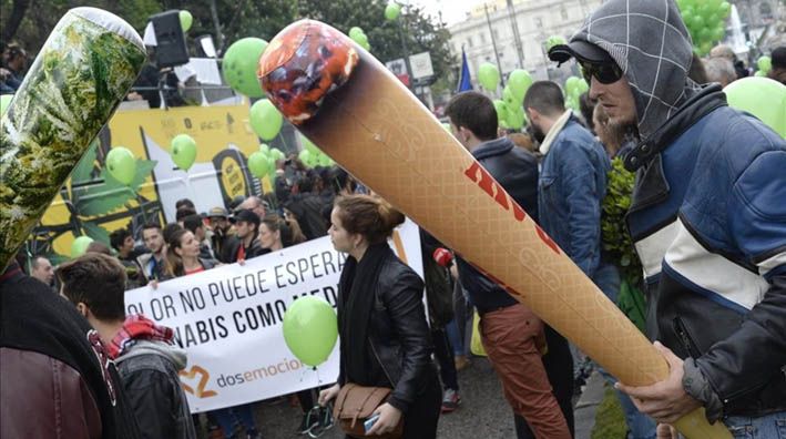 Ciudades de todo el mundo han acogido manifestaciones reclamando la legalización de la marihuana